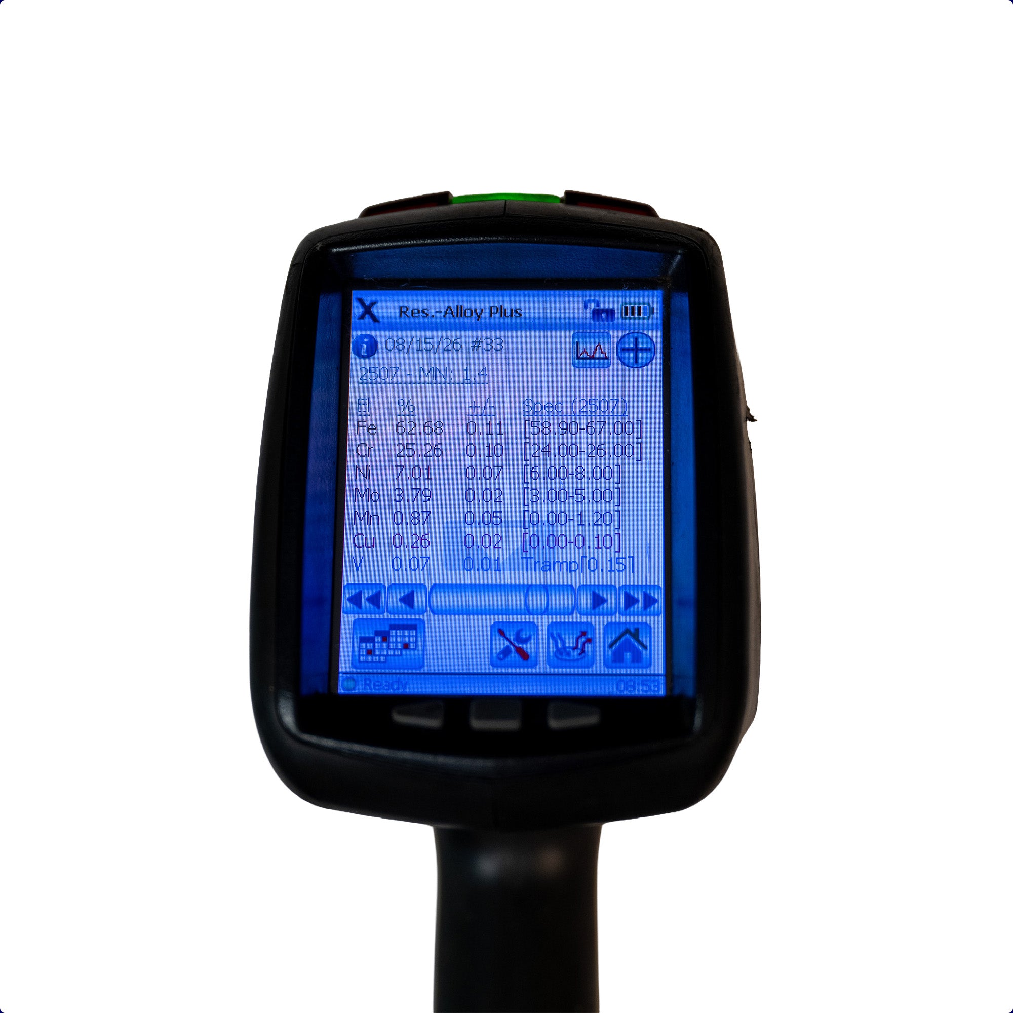 Certified Pre-Owned Olympus DELTA DPO-2000 Handheld XRF – Alloy Plus