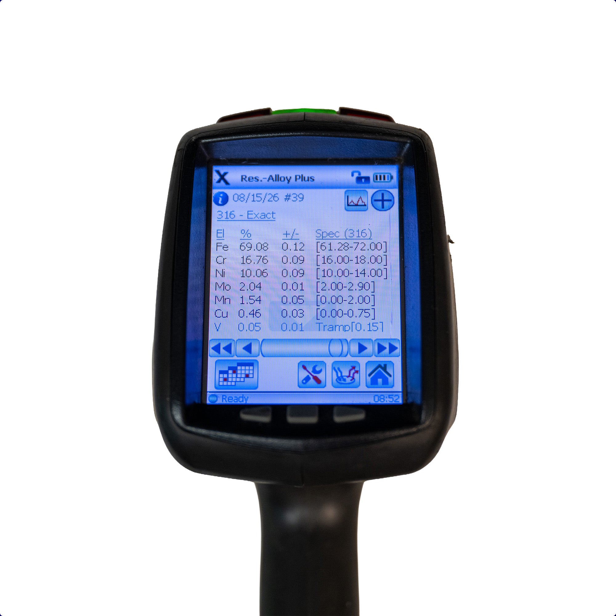 Certified Pre-Owned Olympus DELTA DPO-2000 Handheld XRF – Alloy Plus