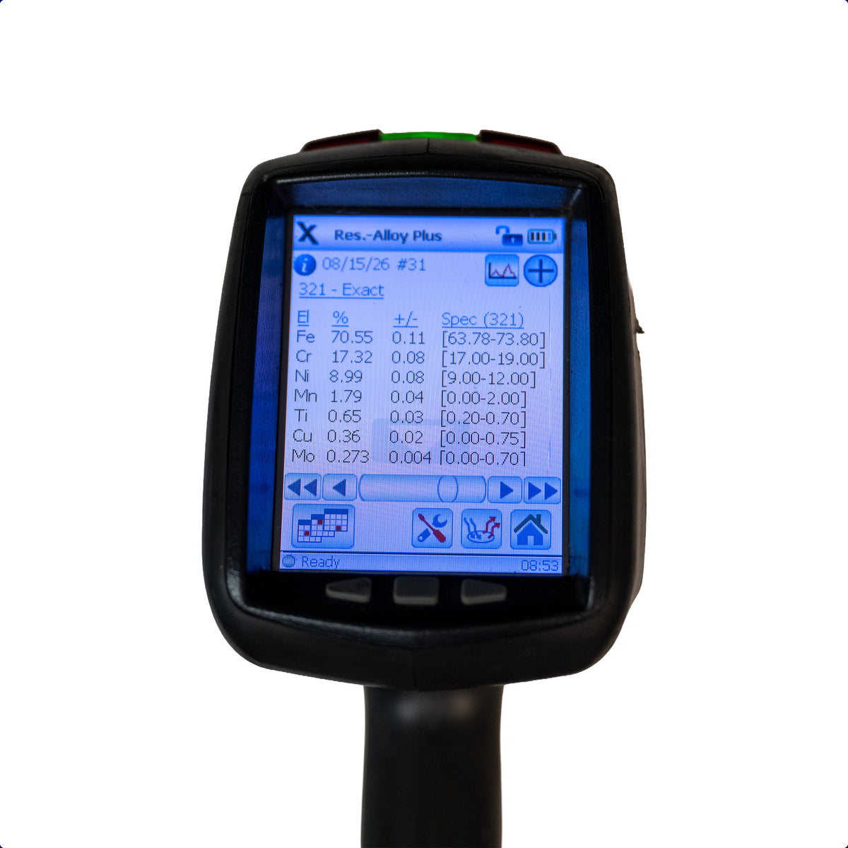 Certified Pre-Owned Olympus DELTA DPO-2000 Handheld XRF – Alloy Plus