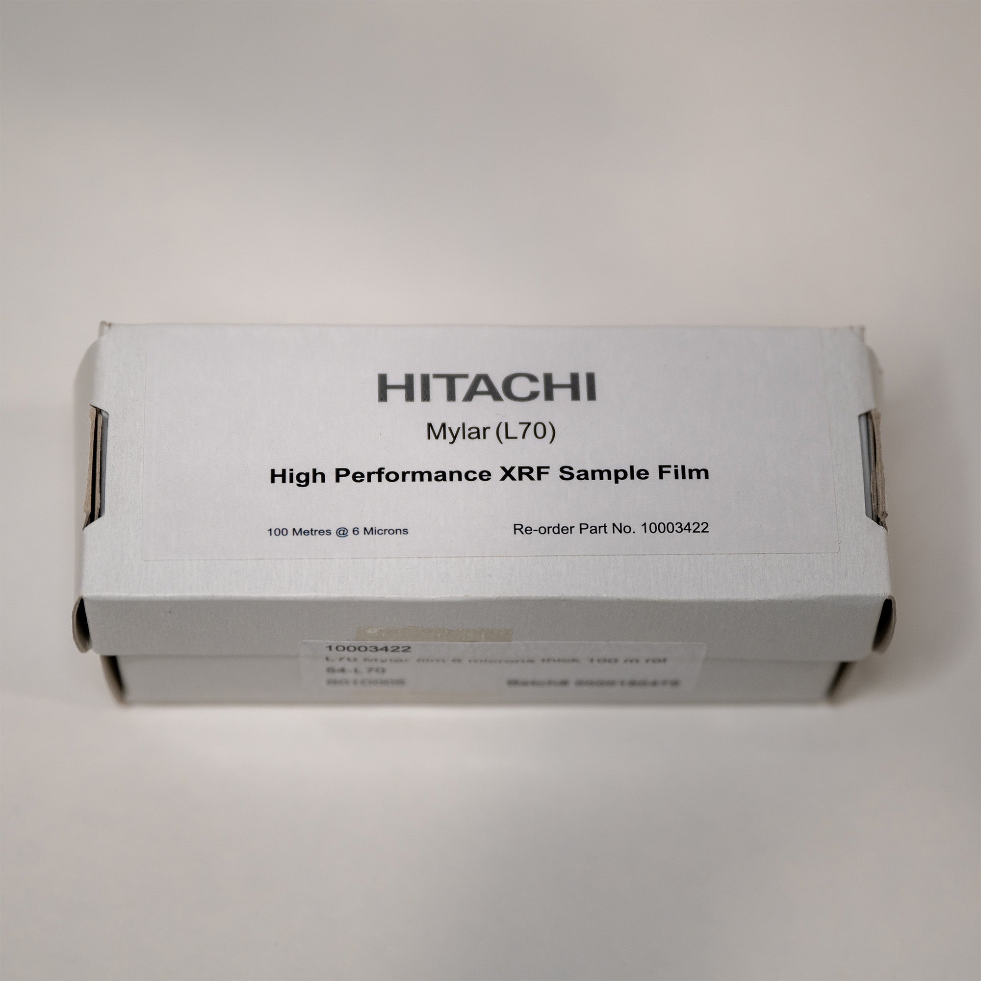 Hitachi LAB-X5000 6 micron Mylar thin film for XRF Part Number 10003422