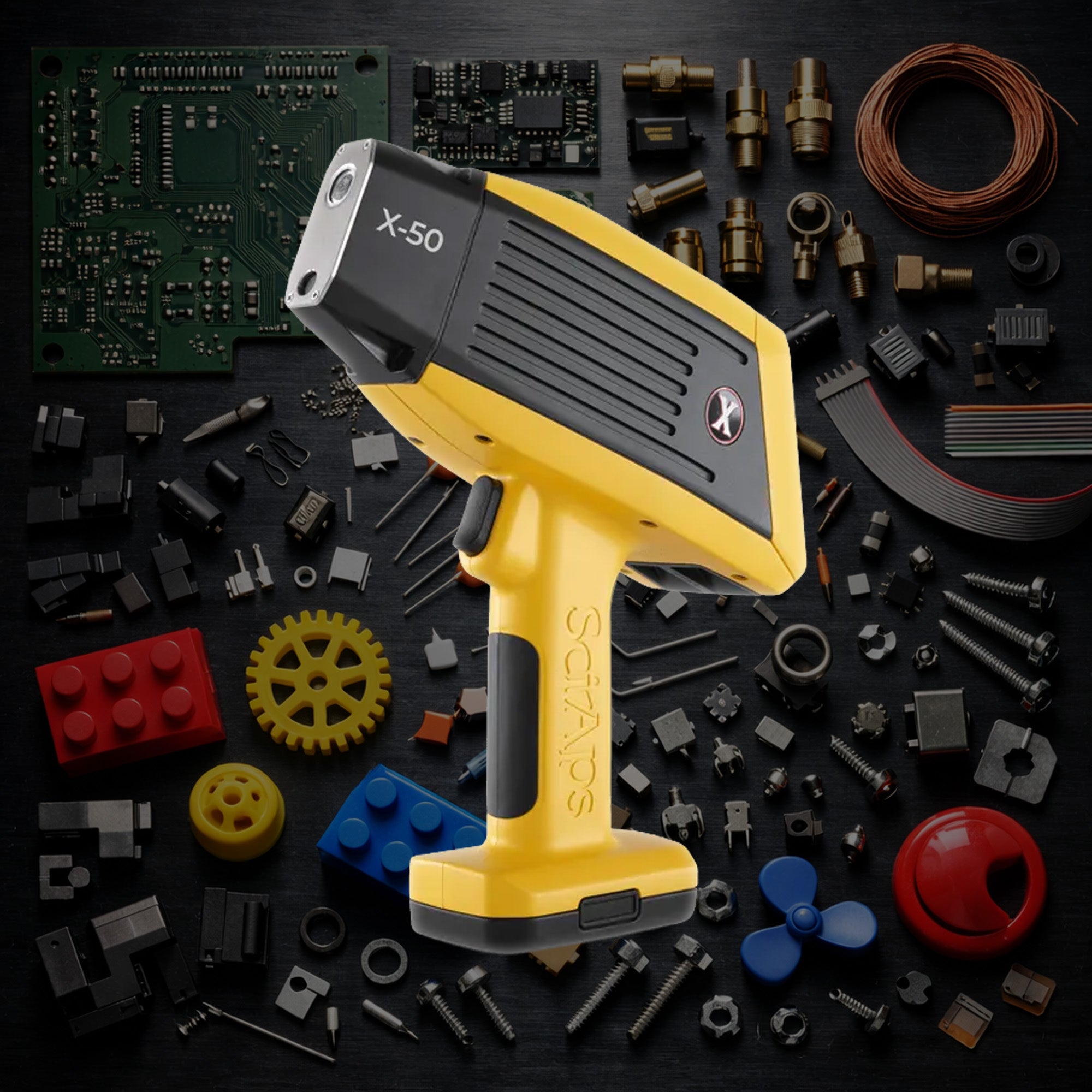 SciAps X-50 Handheld XRF Analyzer Configured for RoHS Compliance Testing