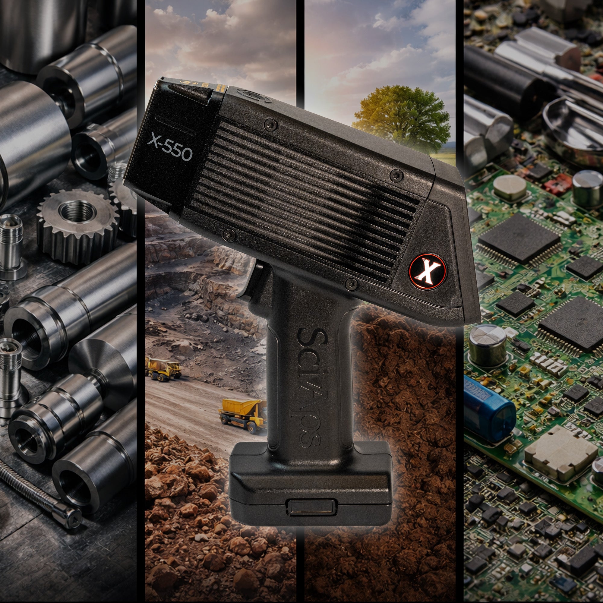 SciAps X-550 Handheld XRF Analyzer – Custom Configured for Your Application