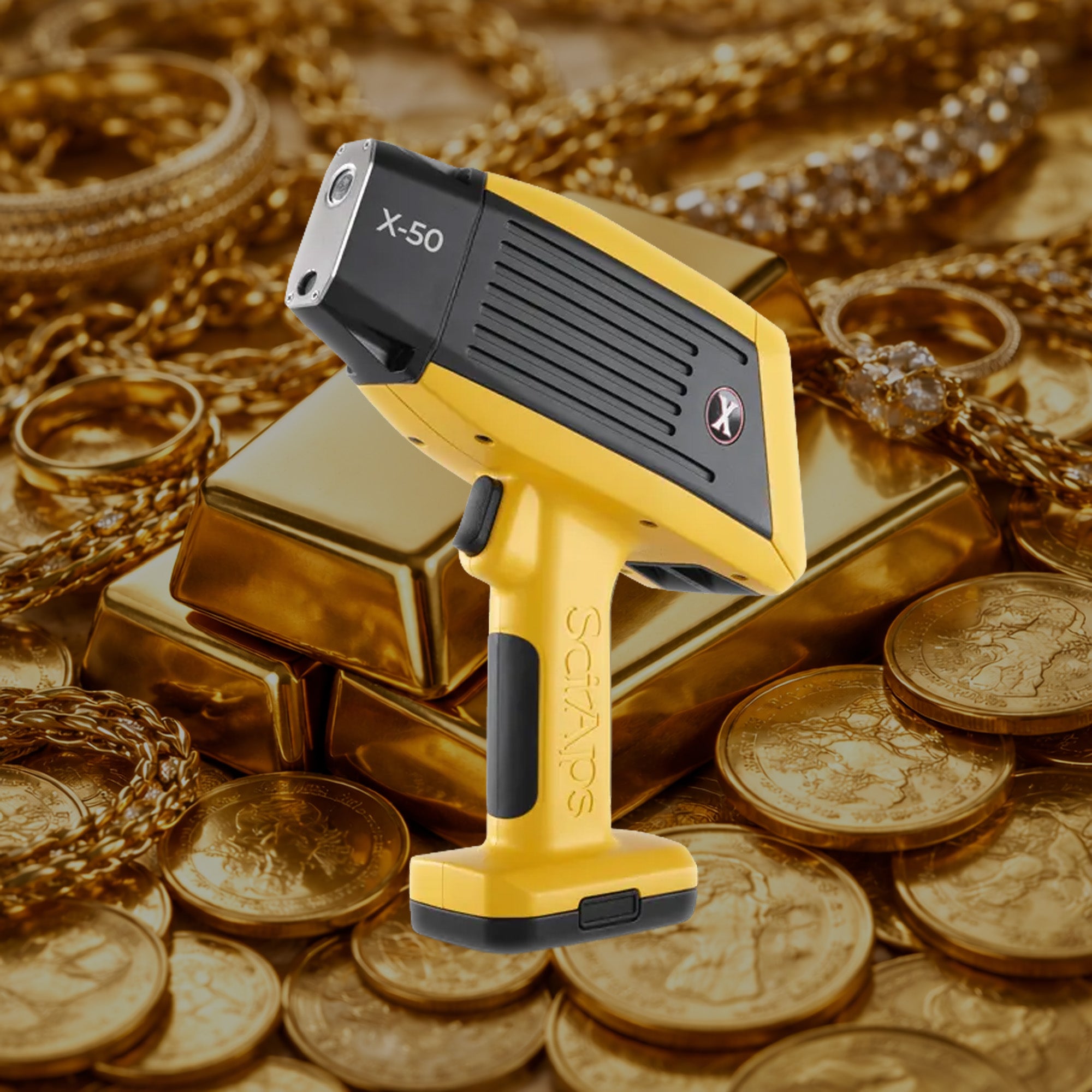 Rental SciAps X-50 Handheld XRF Gold Tester for Precious Metals Analysis