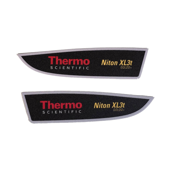 Thermo Scientific Niton XL3t GOLDD+ Branded Stickers PN 187-2613 & PN 187-2614