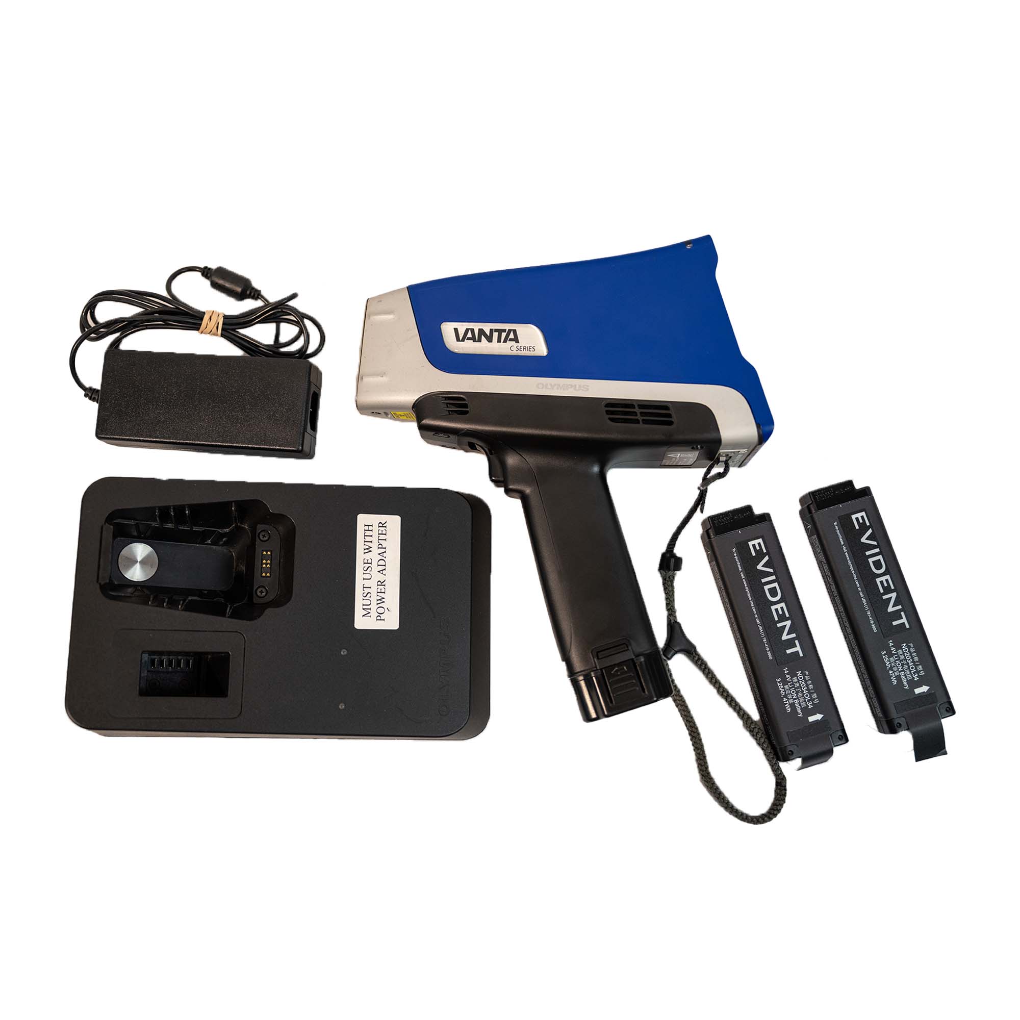 Olympus Vanta C-Series SN 803789 Showing All Parts in Case