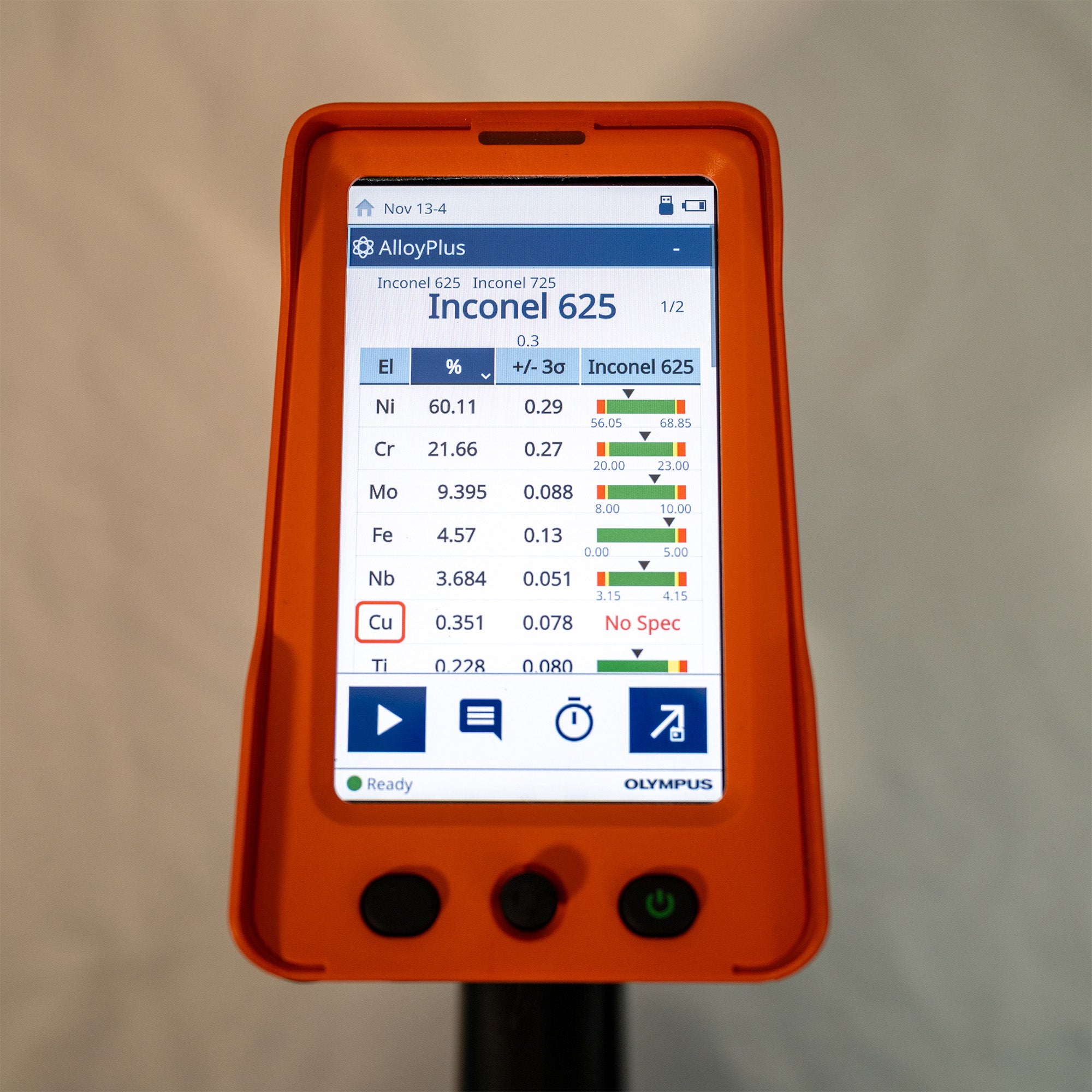 Factory-Refurbished Olympus Vanta Element-S Handheld XRF Analyzer – RoHS & WEEE Screening