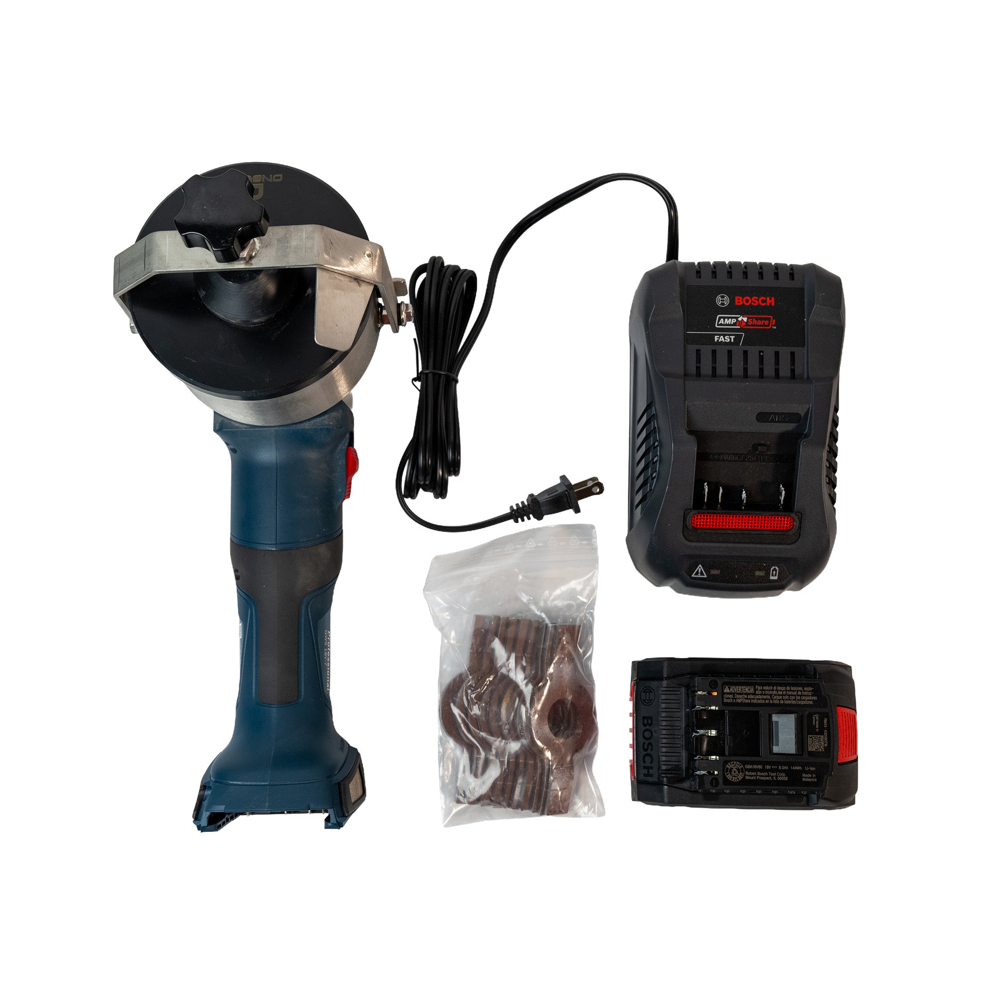Portable Rock Pulverizer/Crusher Complete Kit for preparing handheld XRF samples in the field for mining or mineral exploration