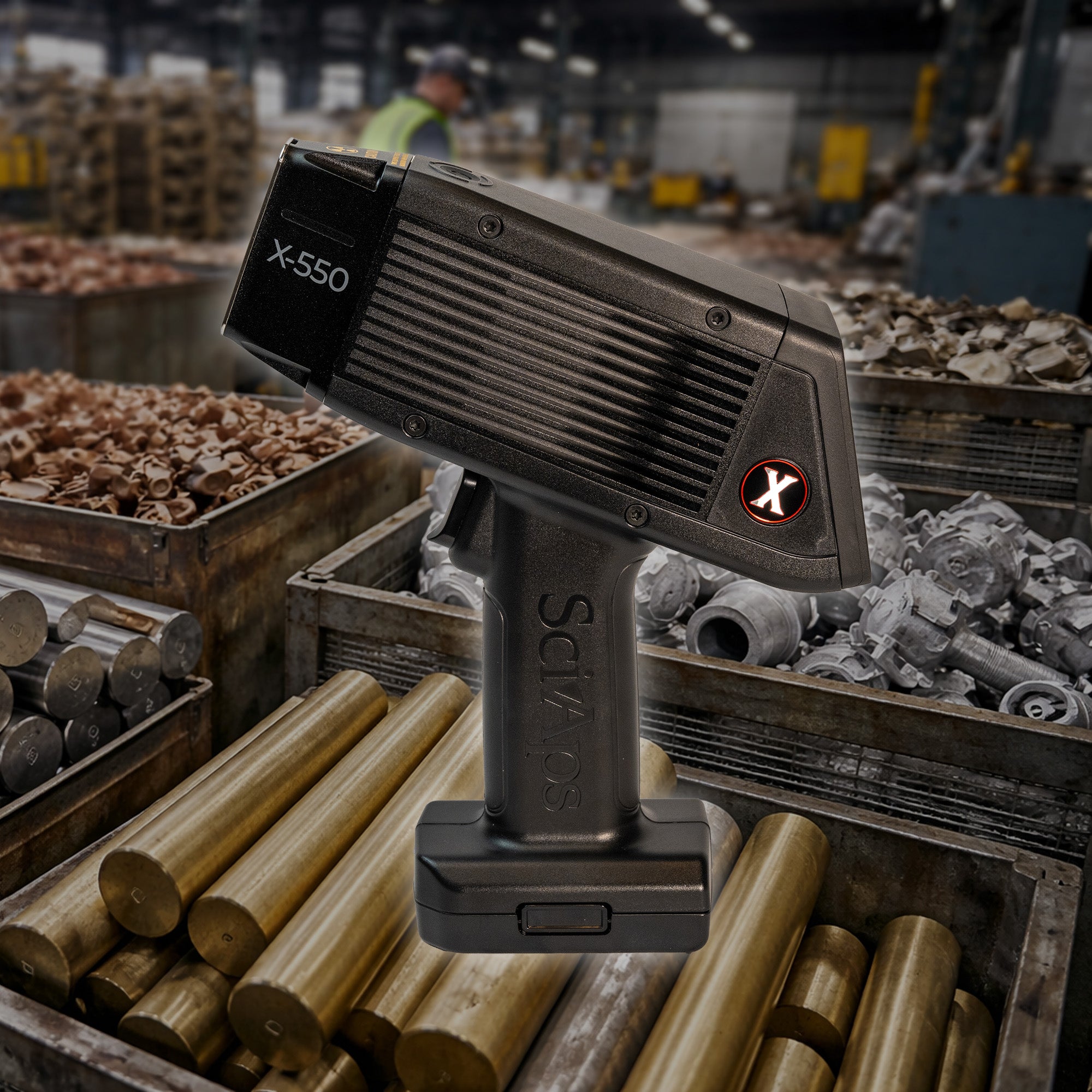 Pre-Owned SciAps X-550 Handheld XRF Analyzer for Alloy Sorting & PMI