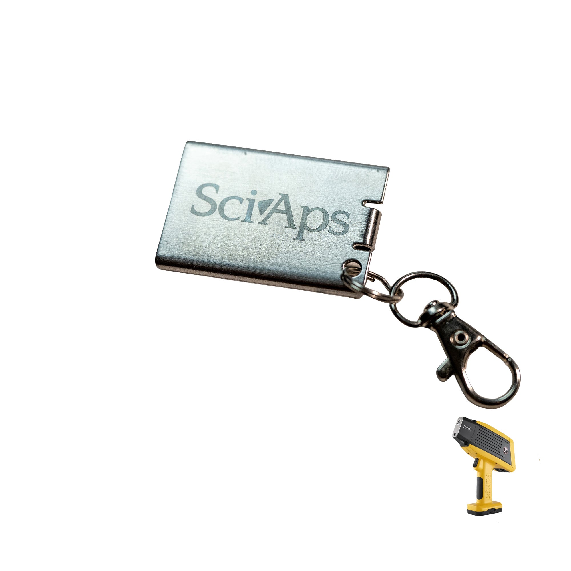 Front View of the SciAps X-50 316 Stainless Steel Calibration Standard