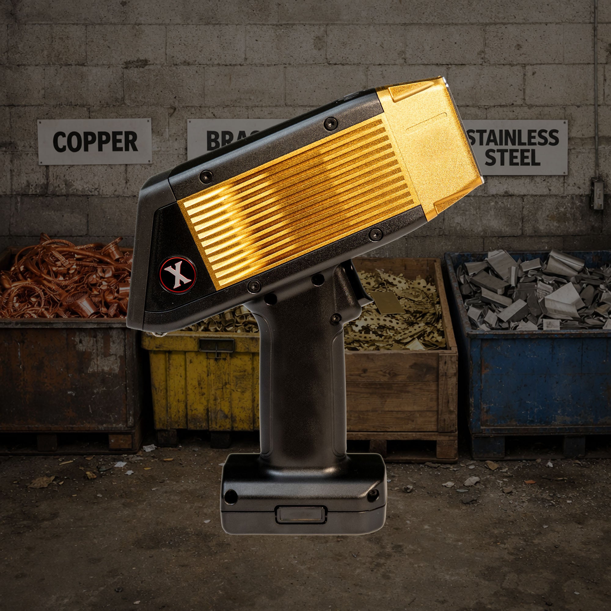 Rental Gold Tester SciAps X-5 Handheld XRF Analyzer for alloy sorting, scrap metal, machine shops, manufacturing and more