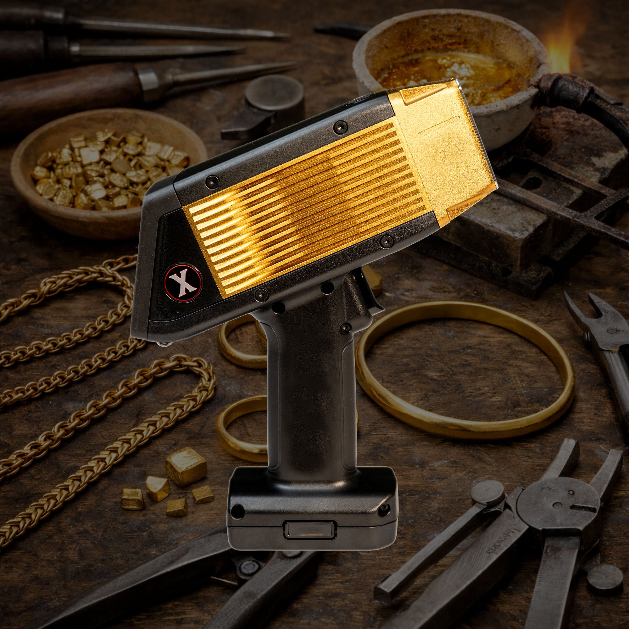 Rental SciAps X-5 gold tester xrf for jewelry gold buying gold refining and more