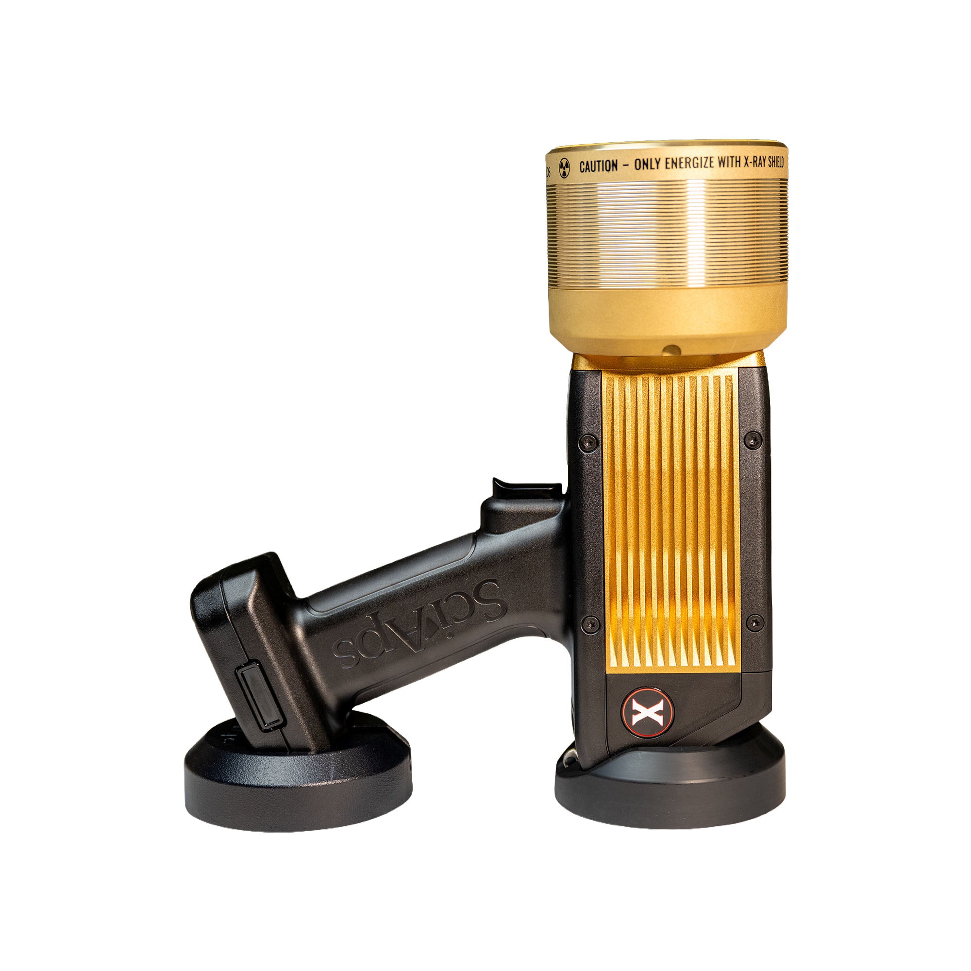 SciAps X-5 alloy tester in Portable Test Stand