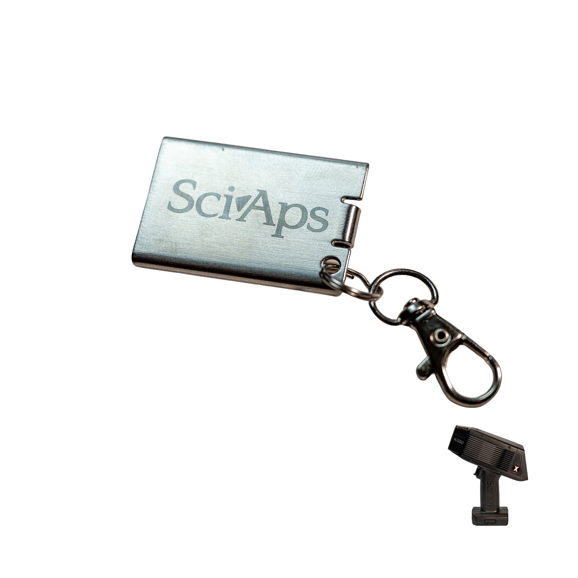 SciAps X-550 316 Stainless Steel Calibration Clip Front View
