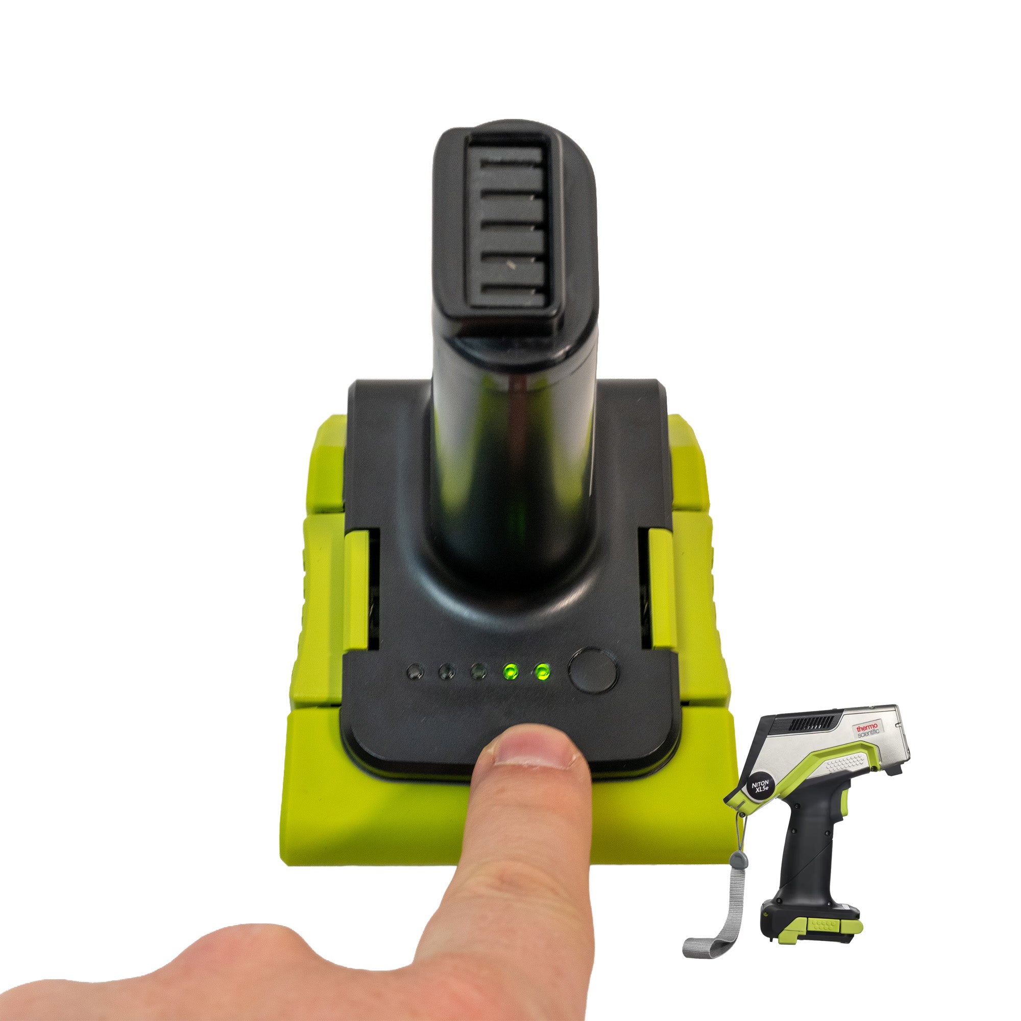Niton XL5e battery showing battery life indicator
