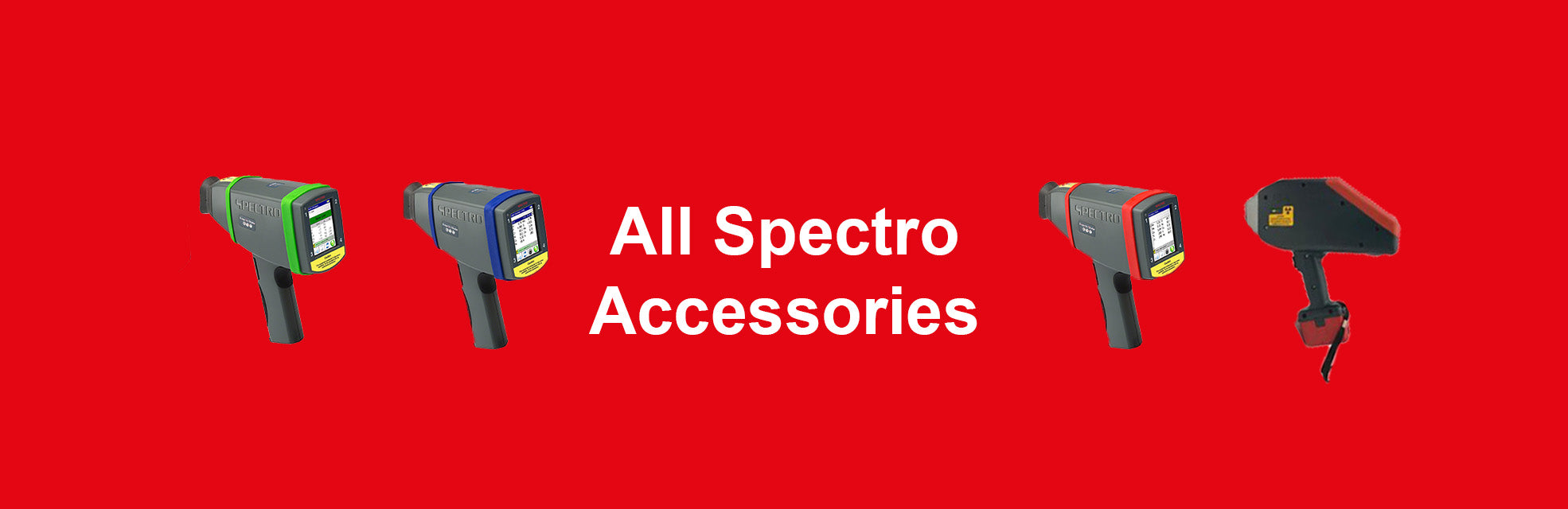 All Spectro xSORT Accessories Collection banner for xSORT 01 xSORT HH02 and xSORT XHH03