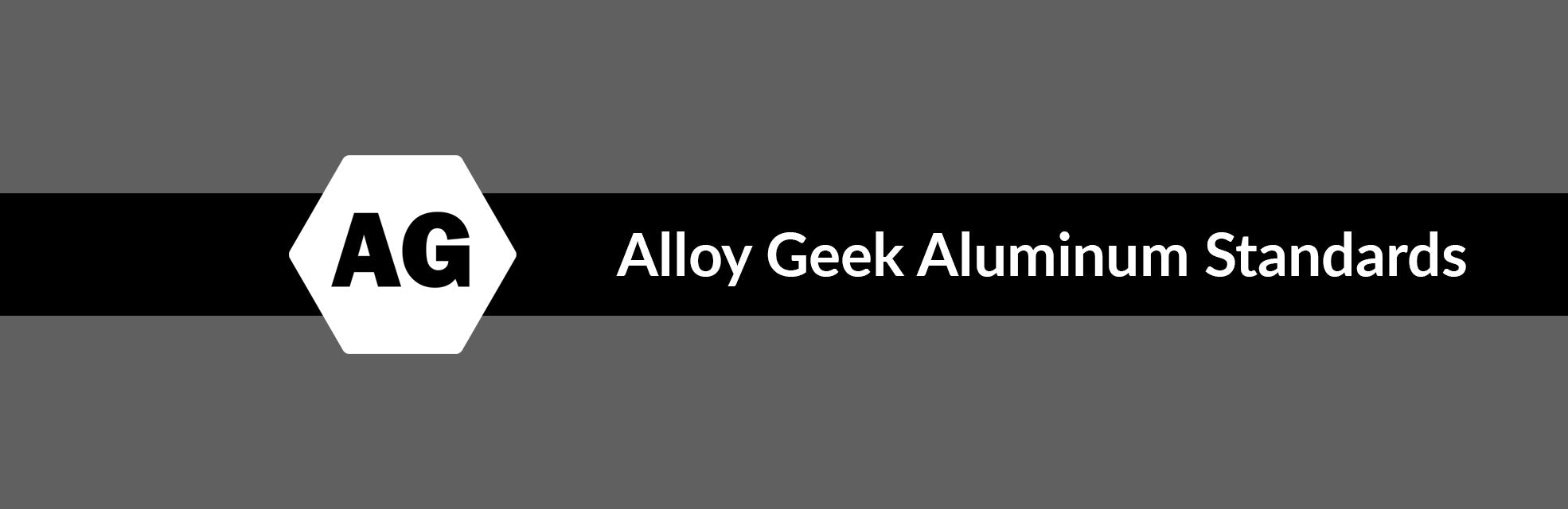Alloy Geek Aluminum Standards Reference Materials and Certified Reference Materials Collection Banner RM CRM
