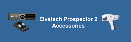 Elvatech ProSpector 2 Accessories Collection including battery and battery charger Compatible models: Elvatech ElvaX Prospector2