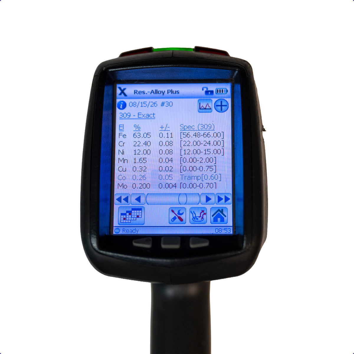 Certified Pre-Owned Olympus DELTA DPO-2000 Handheld XRF – Alloy Plus