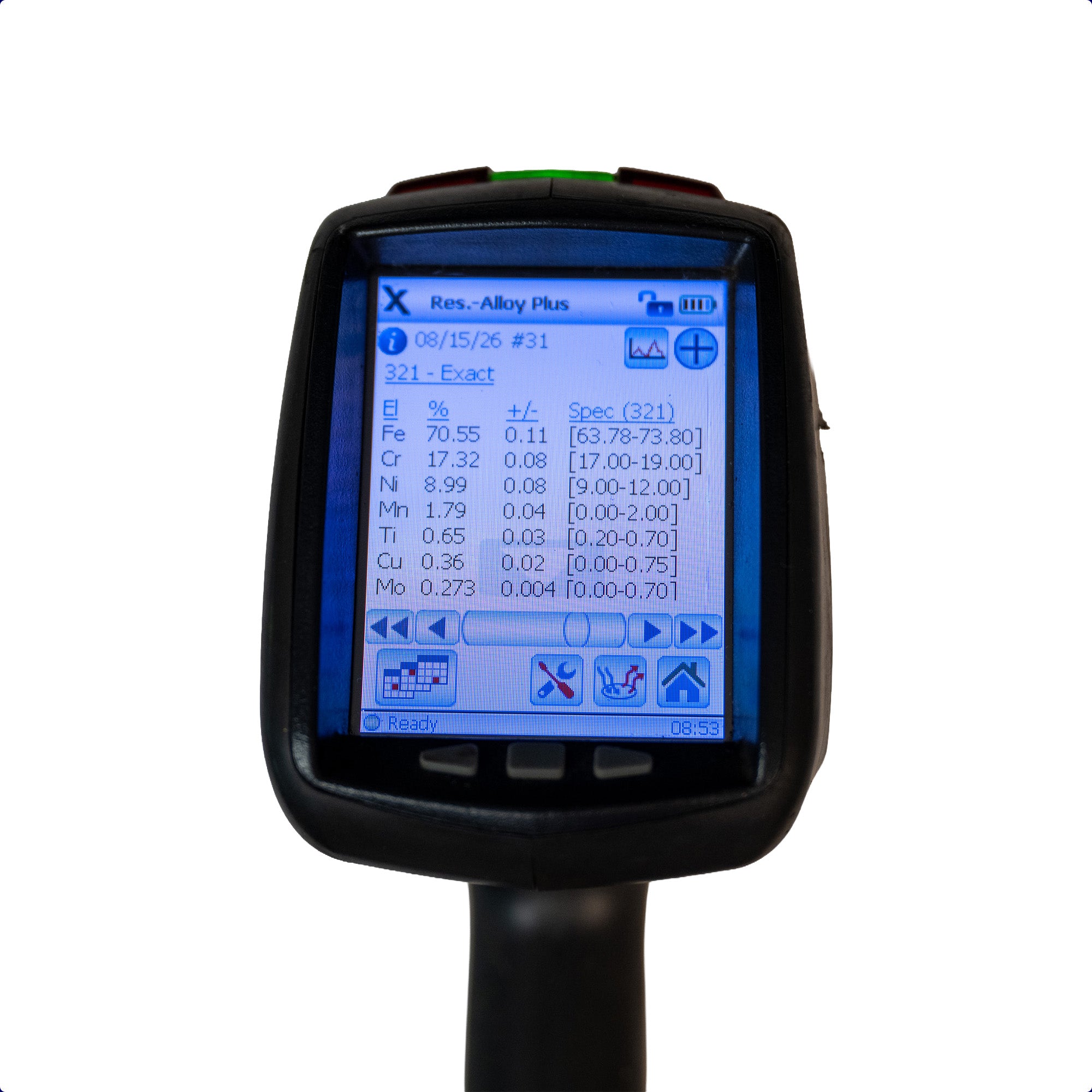 Certified Pre-Owned Olympus DELTA DPO-2000 Handheld XRF – Alloy Plus