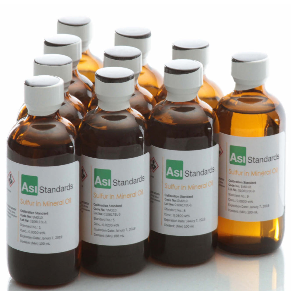 Sulfur or Phosphorous in Mineral Oil Reference Material
