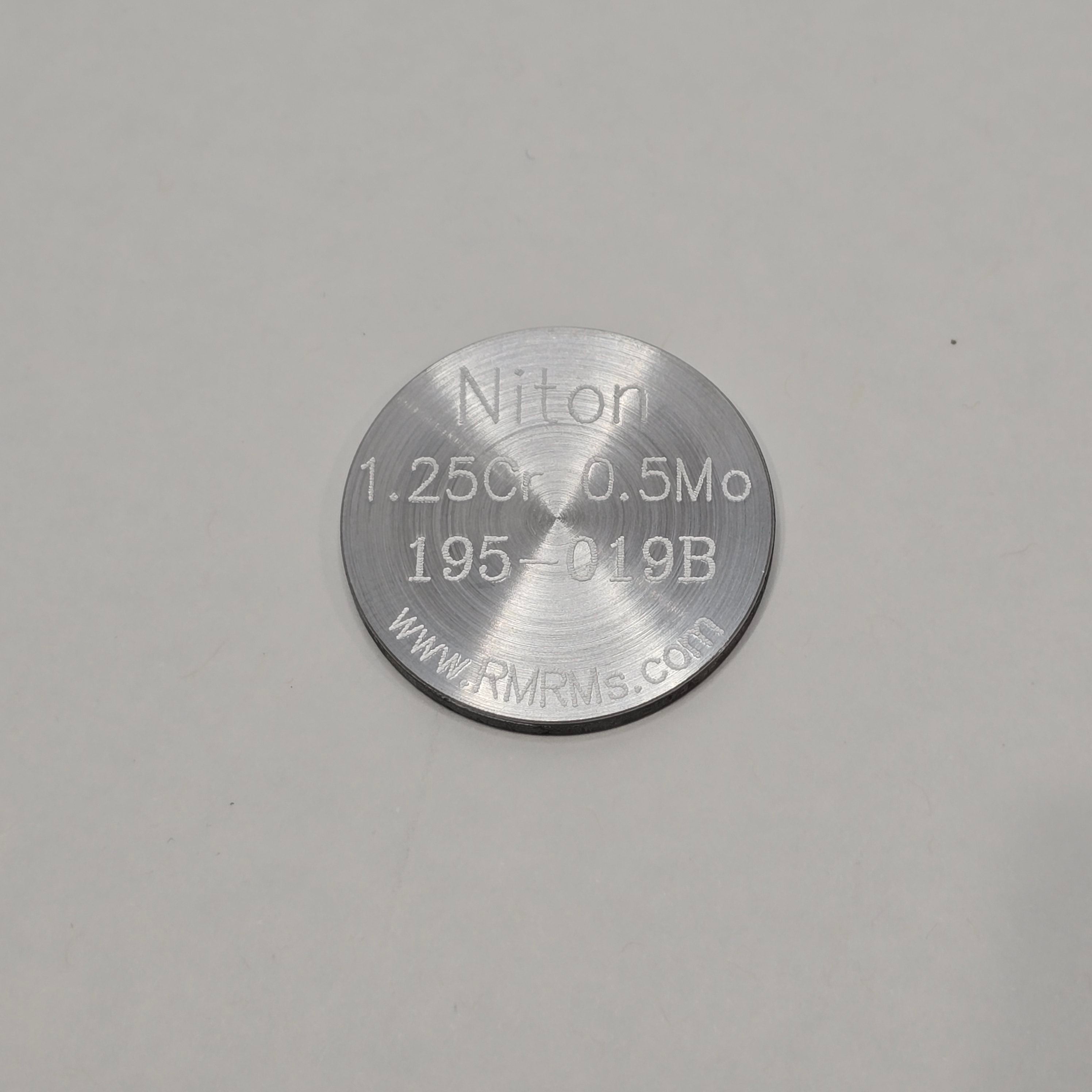 Thermo Scientific Niton XL2/XL3t Calibration Standard 1 1/4Cr 1/2Mo