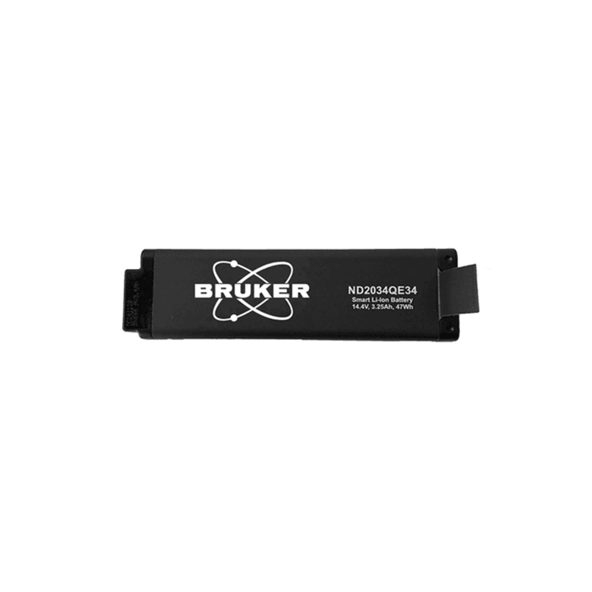 Bruker TITAN rechargeable Lithium Ion Battery on White Background