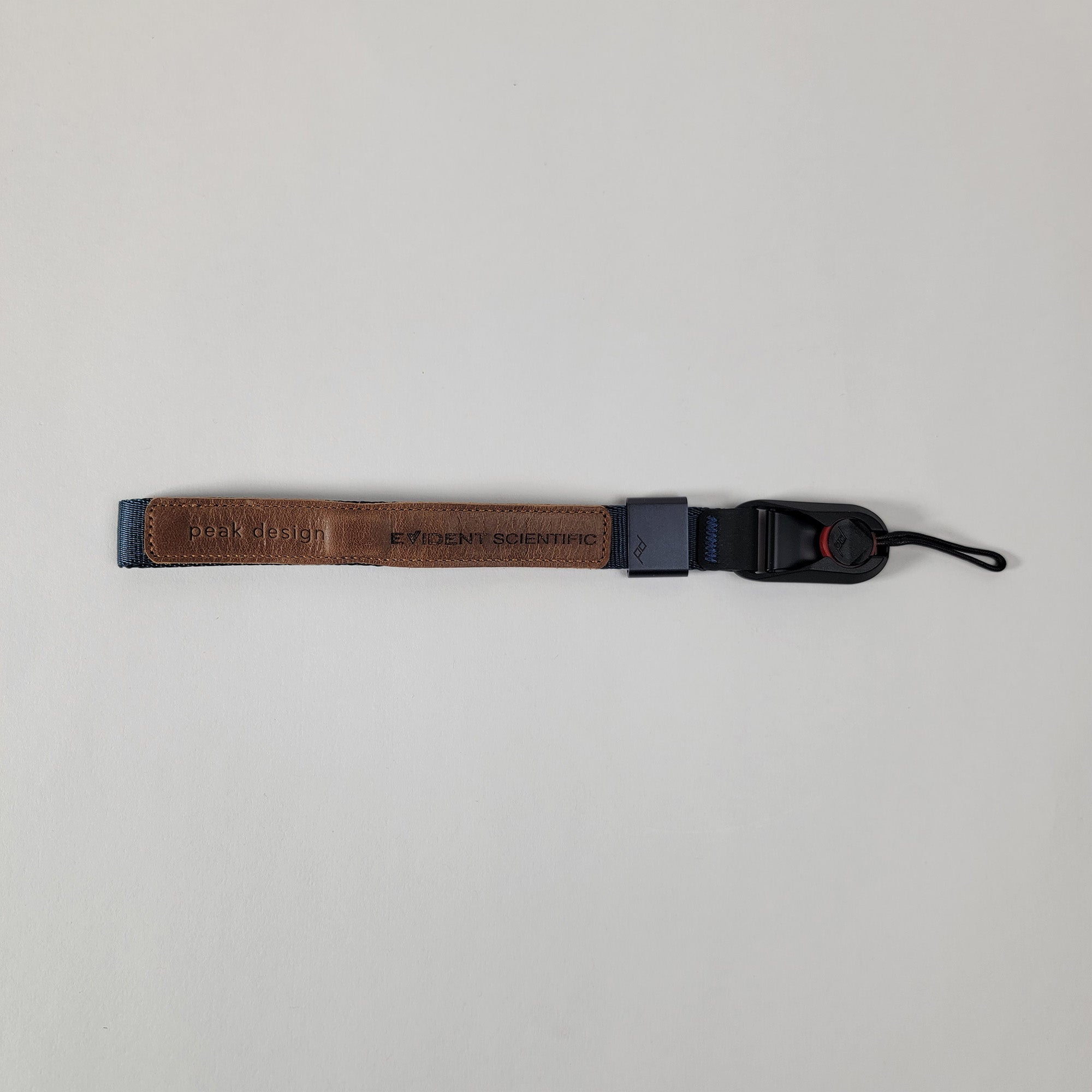 Evident Scientific custom wrist strap for handheld XRF top view