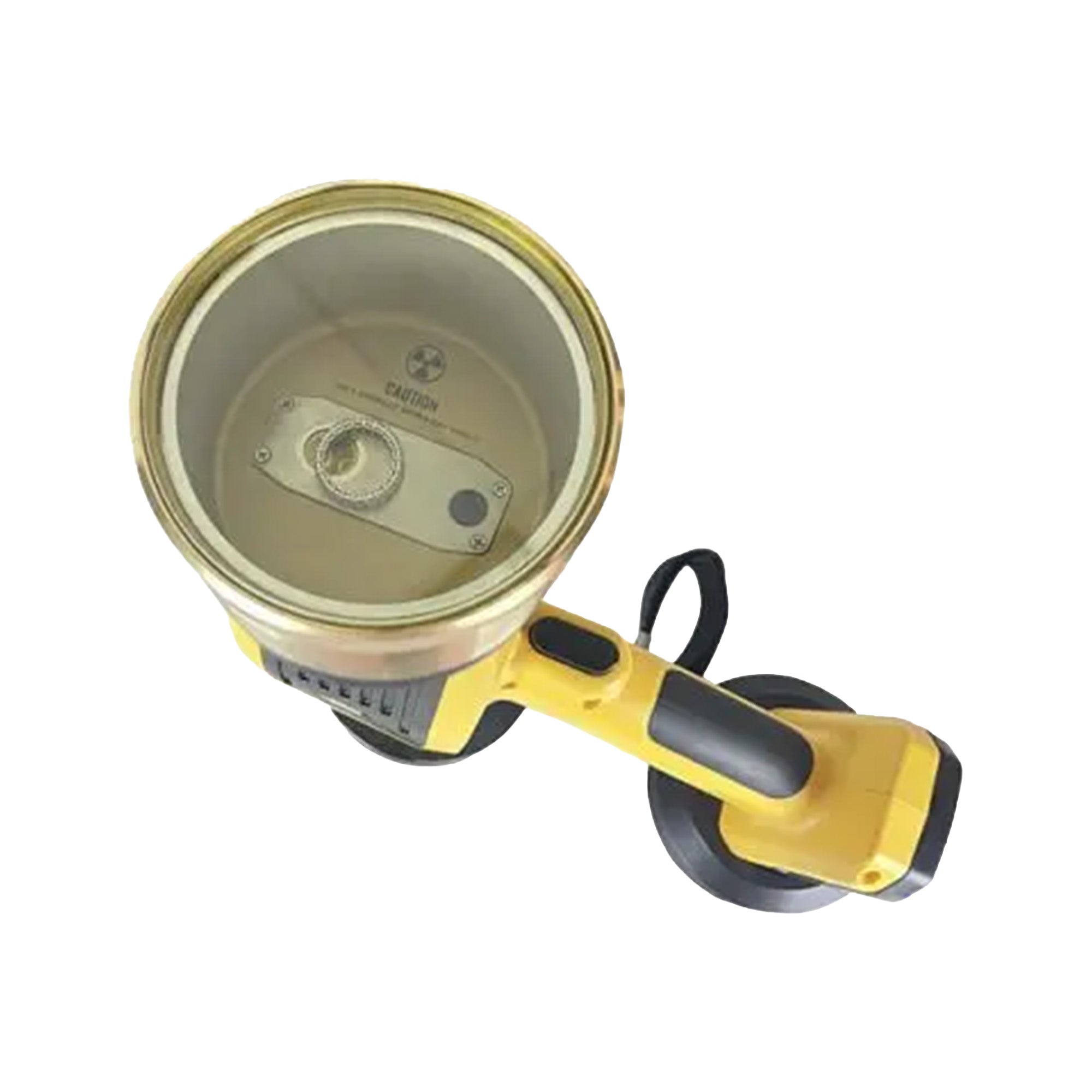 Gemoro XRF Dock and Barrel Showing Sample Chamber Top View