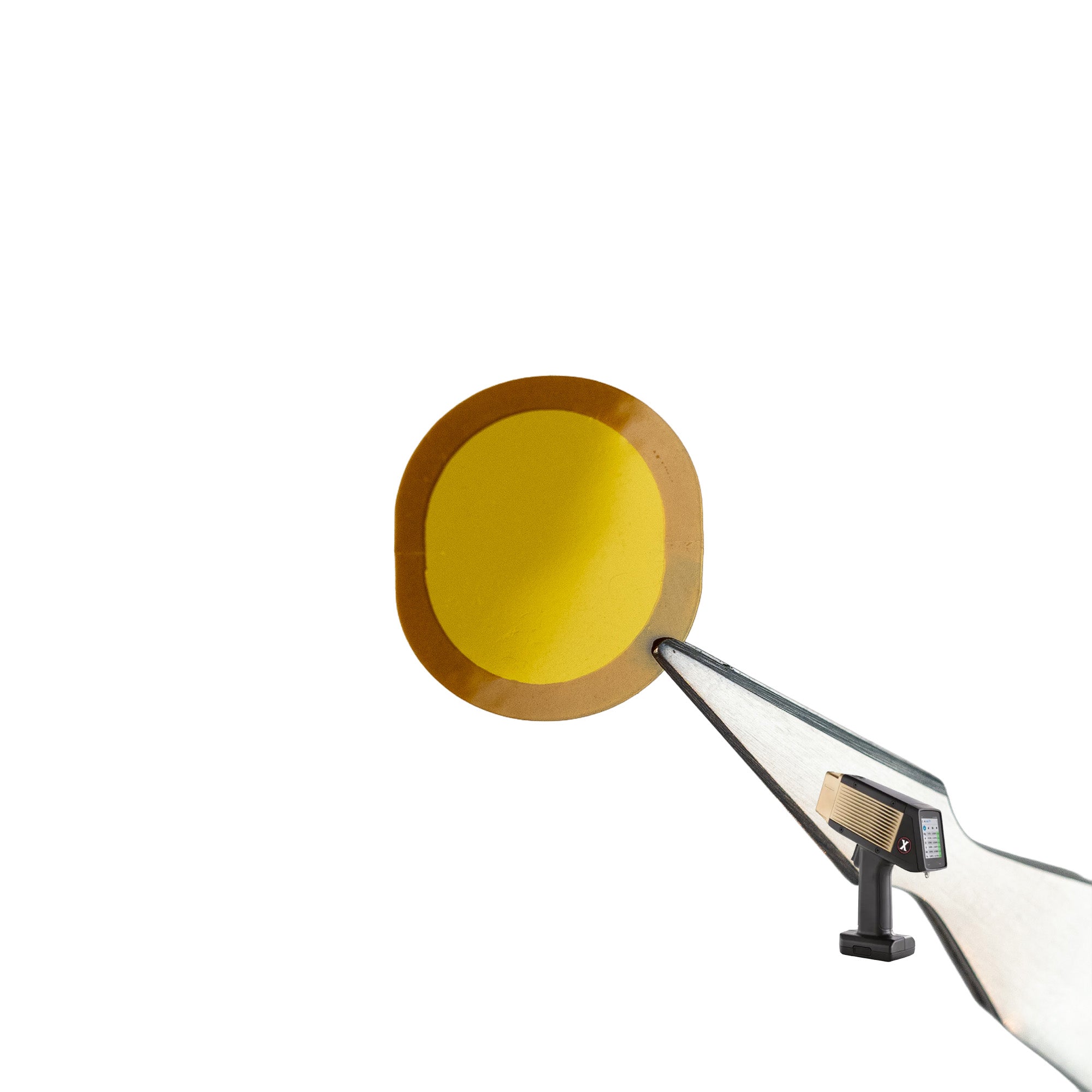Gemoro XRF Pro Close up of replacement Kapton measurement Windows