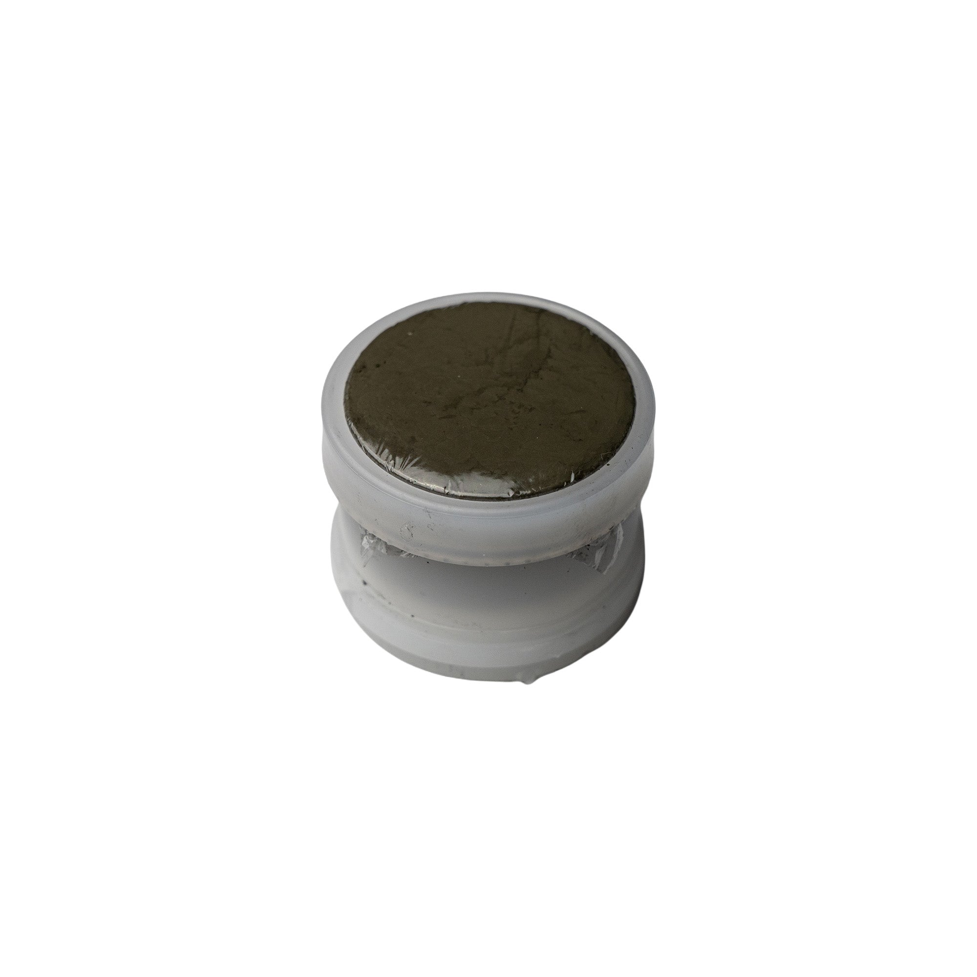 Oreas 990c prepared for handheld XRF analysis in sample cup with x-ray foil