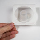 Hitachi LabX5000 Disposable Sample Cup Part Number 10003449 showing film on bottom part of cup