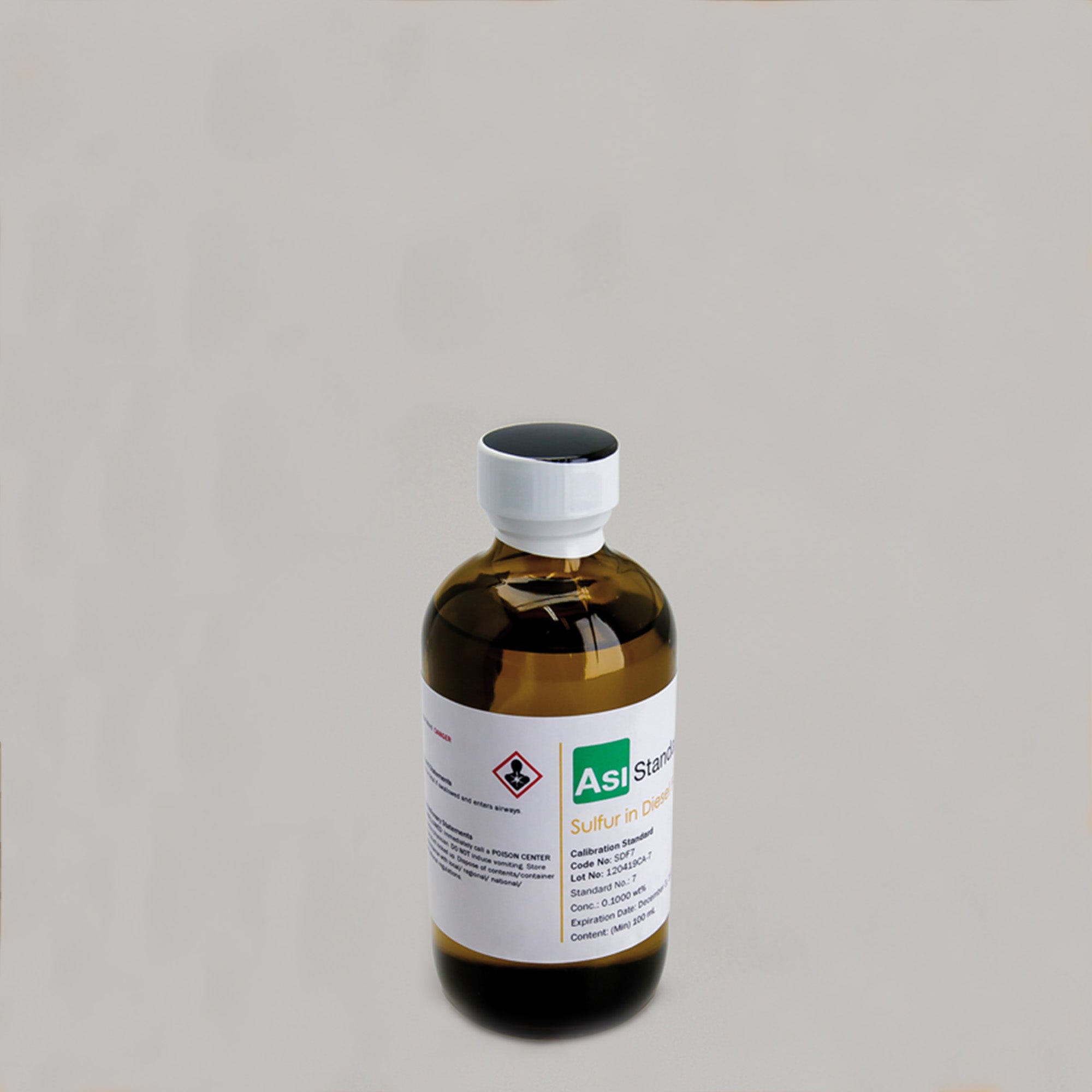 Hitachi Lab-X5000 Set of 7 Sulfur In Diesel Fuel Standards 0 to 0.1% Part Number 10003358