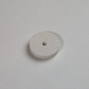 Ceramic Crucible Cover Part Number 528-040 top iso view
