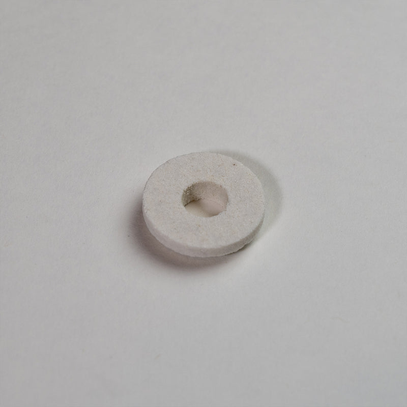 Leco Crucible Covers 10mm Hole Part Number 528-043 and PN 619-880 for CS844 CS744 top iso view