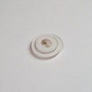 Leco Crucible Covers 10mm Hole Part Number 528-043 and PN 619-880 for CS844 CS744 bottom iso view