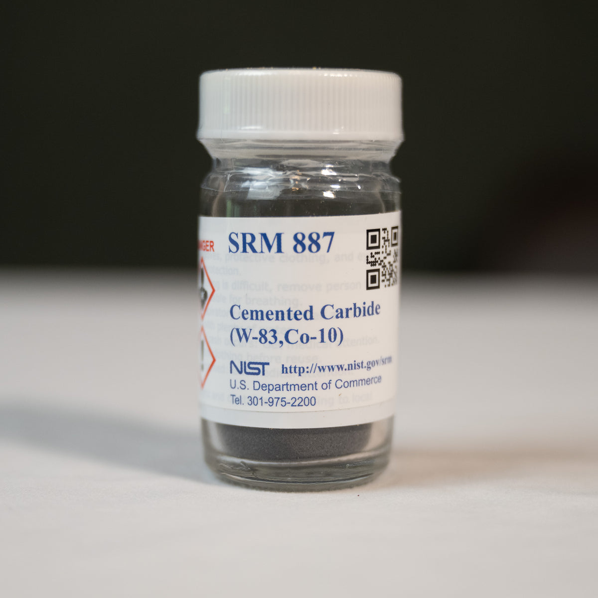 NIST SRM 887 Cemented Carbide (W83-Co-10) Certified Reference Material