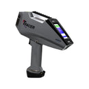 Gray handheld device with 'Bruker Tracer 5' branding on a white background