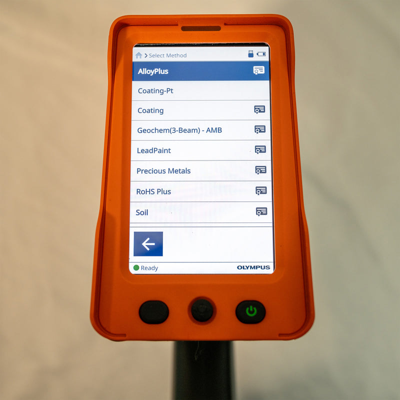 Factory-Refurbished Olympus Vanta Element-S Handheld XRF Analyzer – 3-Beam Mining / Soils / Geochemistry Mode
