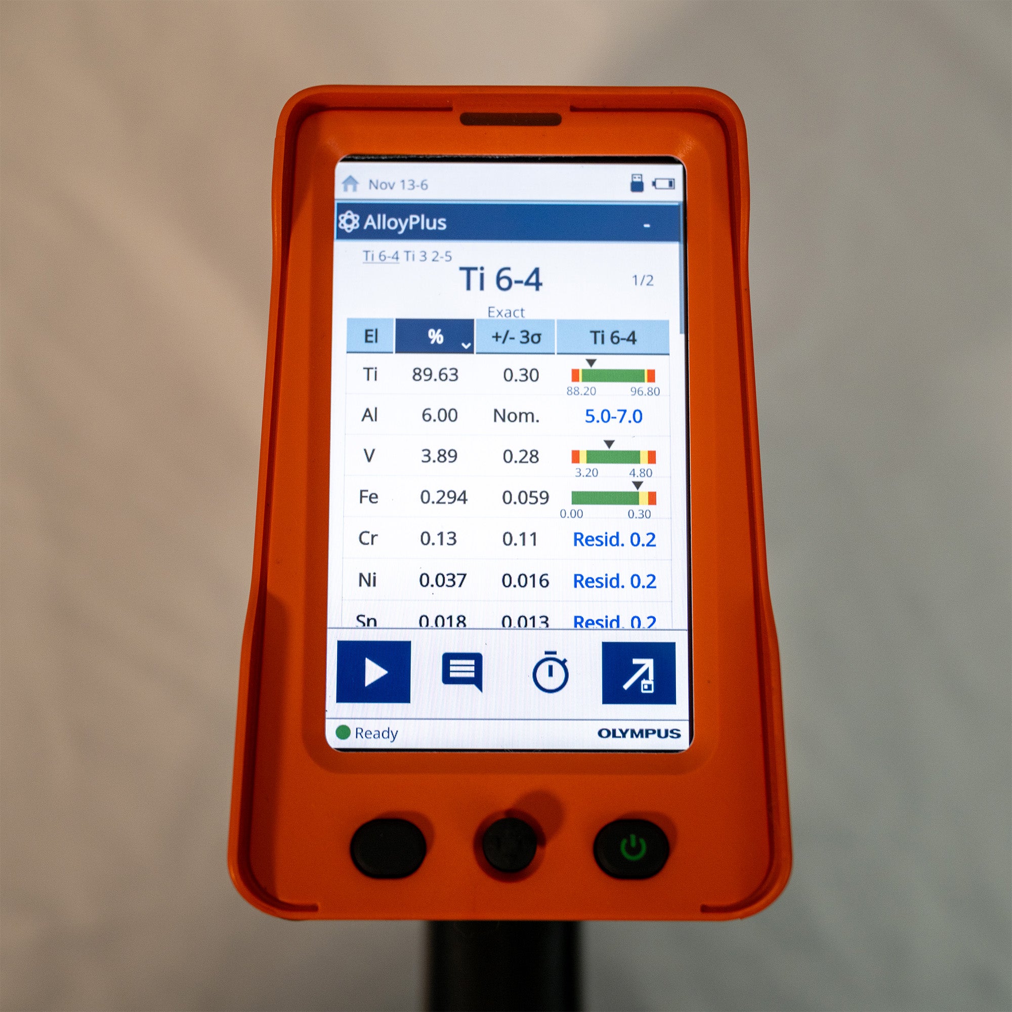 Factory Refurbished Olympus Vanta Element-S Handheld XRF Analyzer