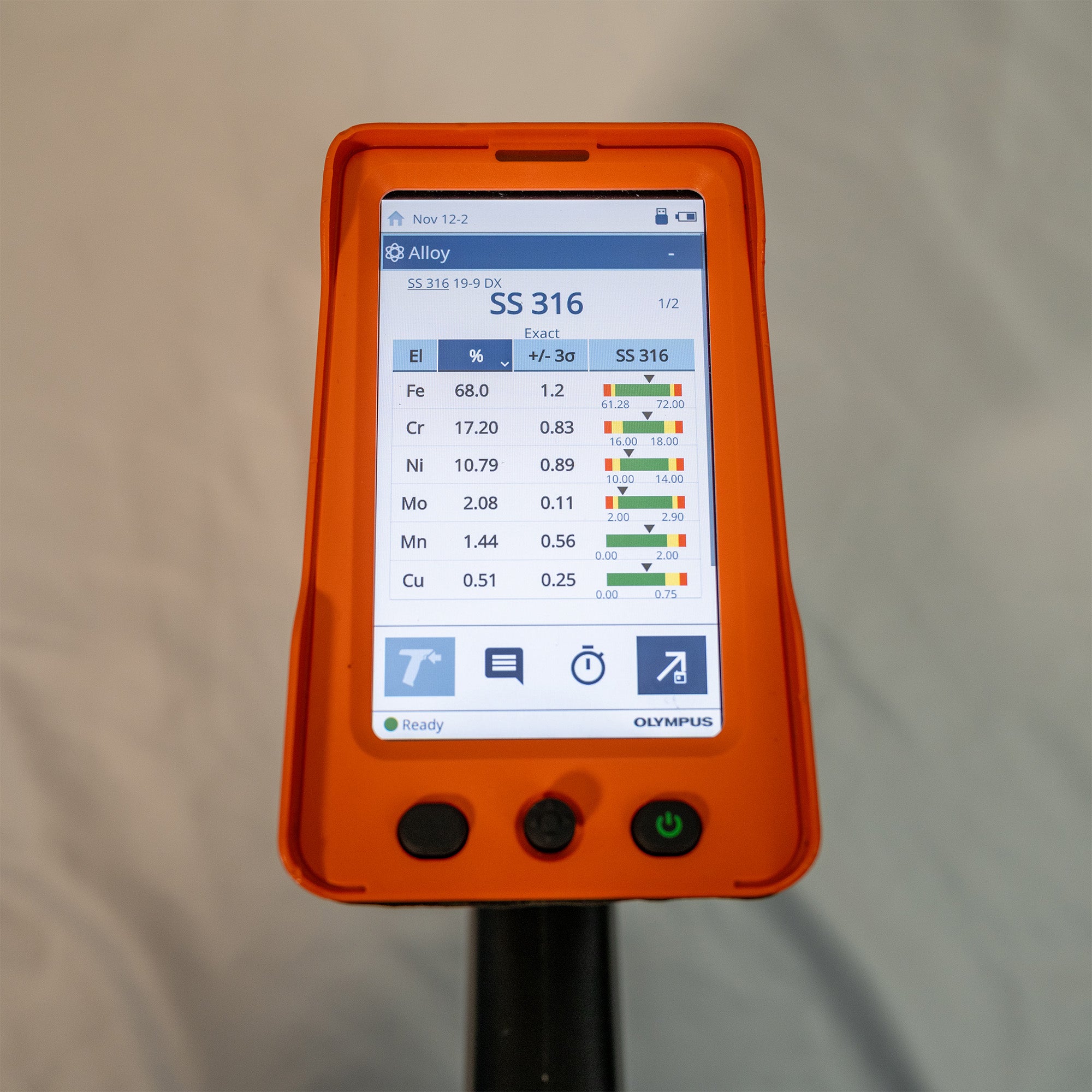 CPO VES Testing 316 Stainless Steel SN 810340