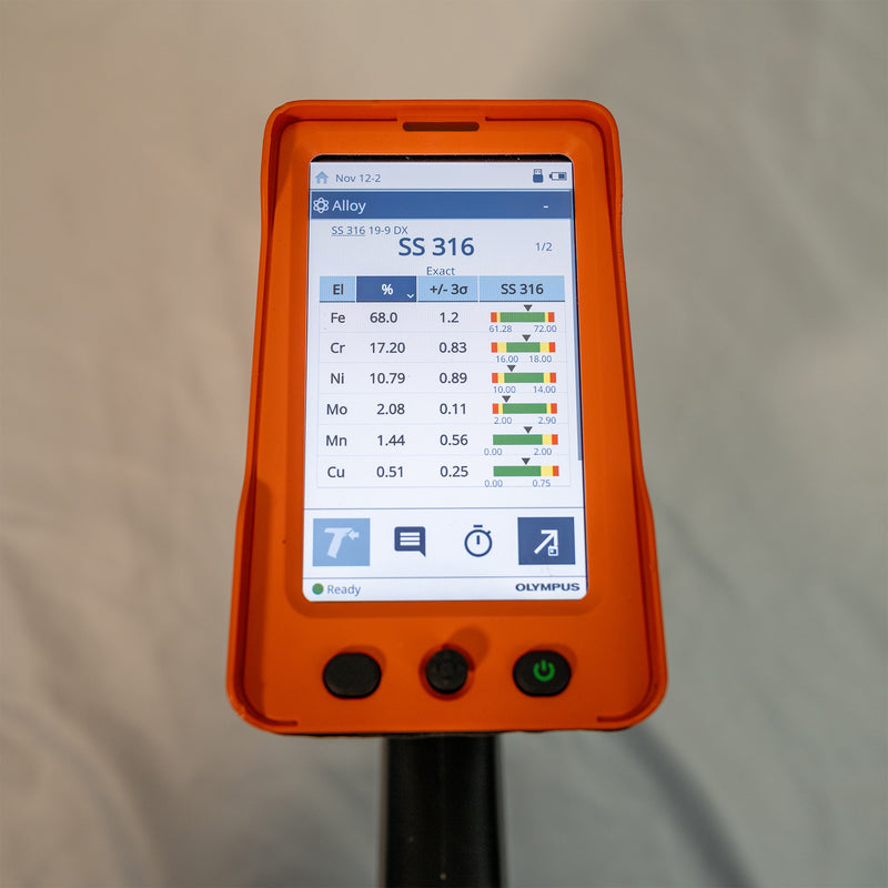 CPO VES Testing 316 Stainless Steel SN 810340