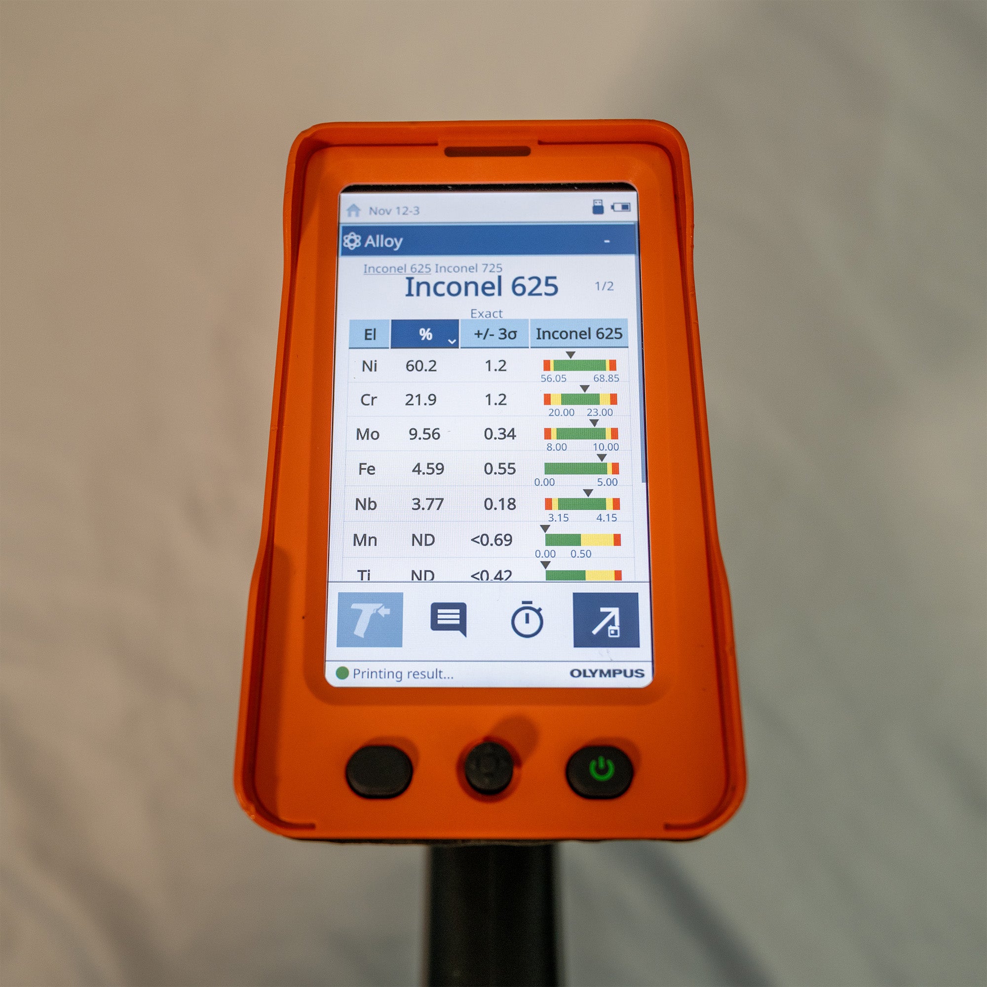 CPO VES Testing Inconel 625 Nickel Alloy SN810340