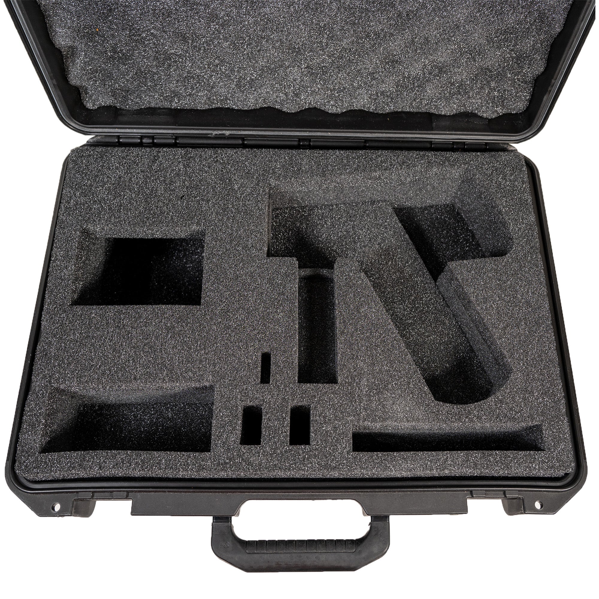 Authentic Olympus Delta Carrying Case  with Foam Inserts Interior Close Up Image