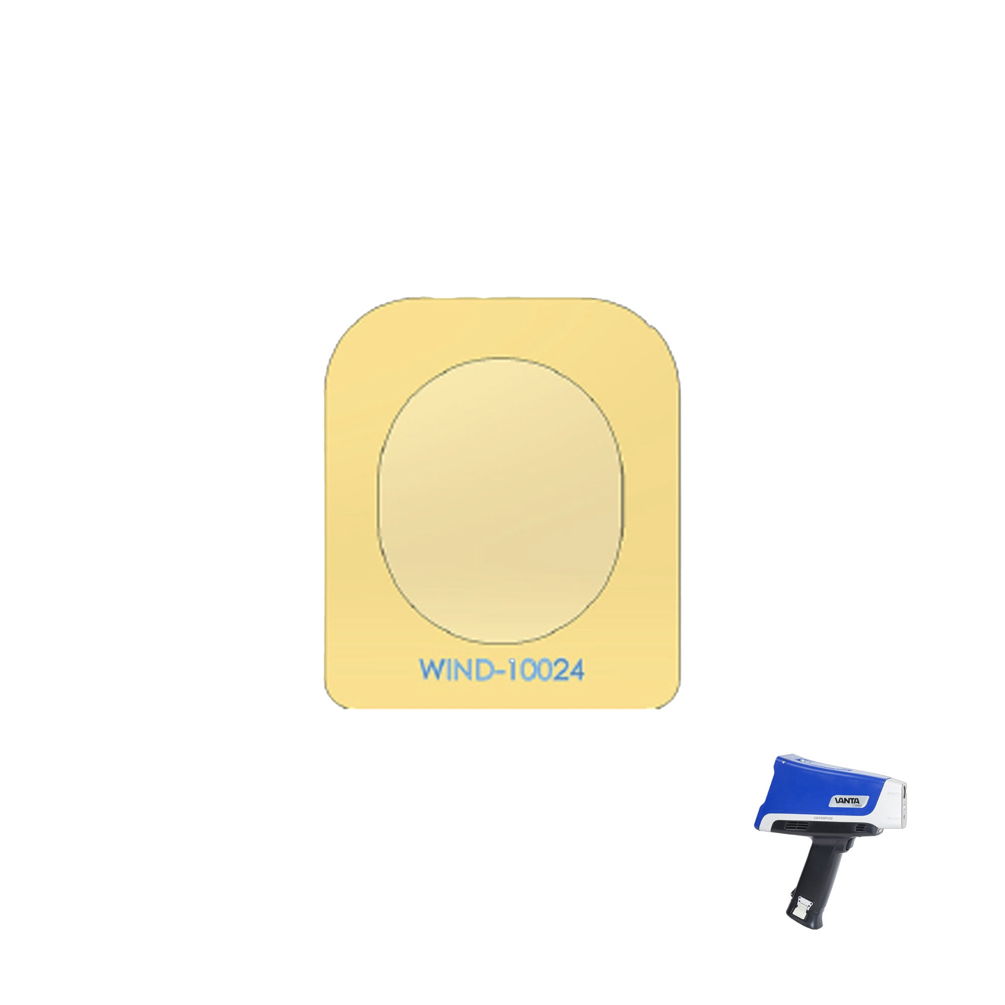 Olympus Vanta C Series High Temp Kapton Window Part Number WIND-10024 Item Q0201569