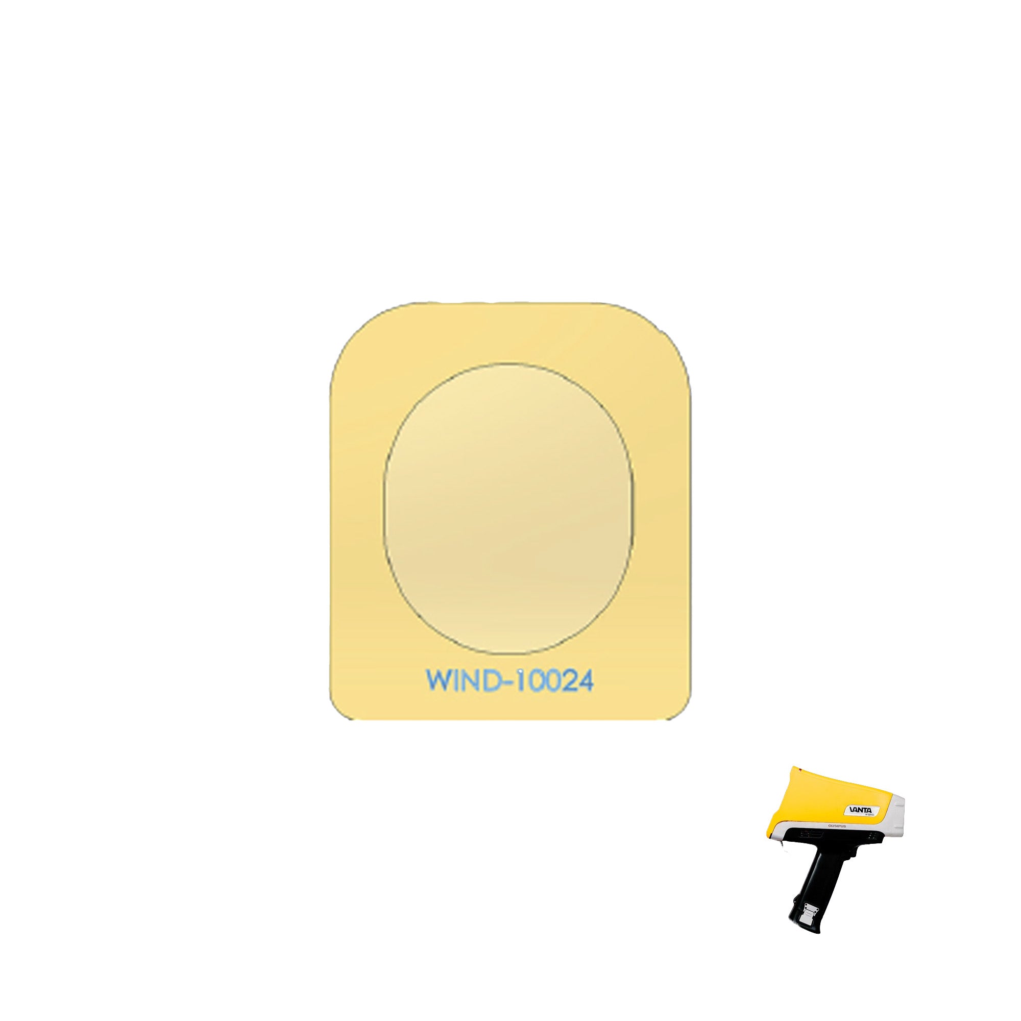 Olympus Vanta M Series High Temp Kapton Window Part Number WIND-10024 Item Q0201569