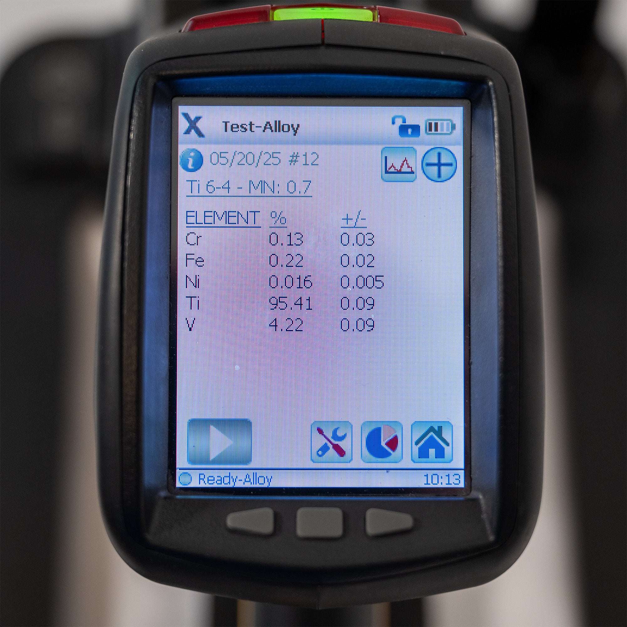 Pre-Owned Olympus Delta Handheld XRF for Alloy Sorting