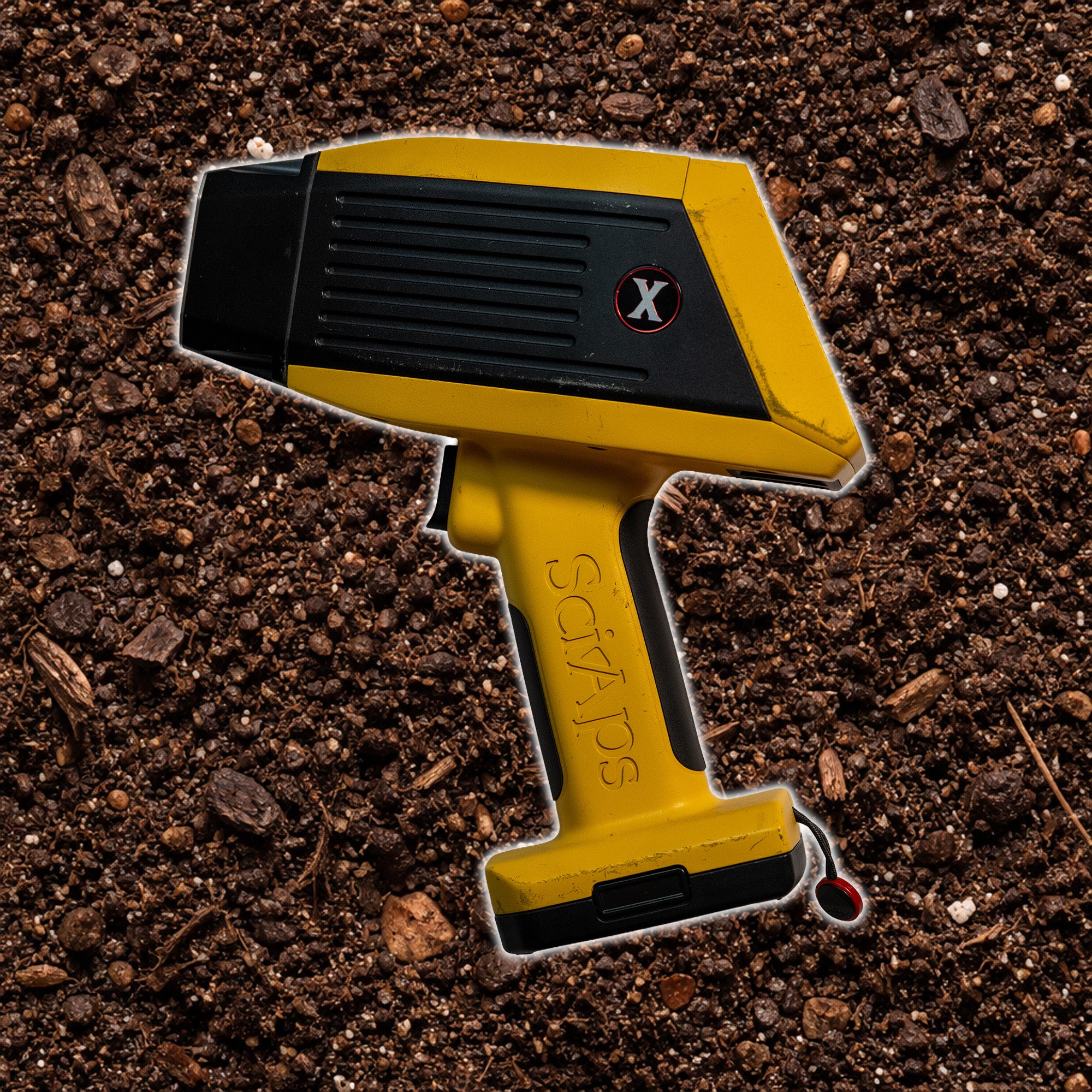 SciAps X-200 Handheld XRF Analyzer Configured for Testing Soil