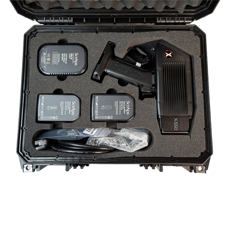 SciAps X-550 Handheld XRF Rental for Alloy Sorting | Alloy Geek