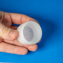 Thermo Scientific ARL QUANT'X Sample Cups for XRF Analysis completed cup in hand