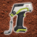 Thermo Scientific Niton XL5e Right Facing for soil testing on a soil background